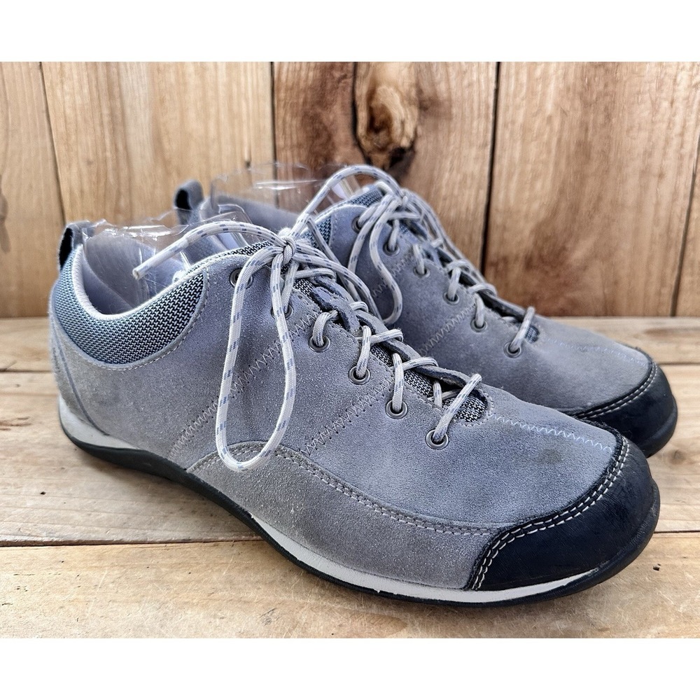 L.L. Bean Suede Sneakers Athletic Hiking Women 8 Blue Excellent